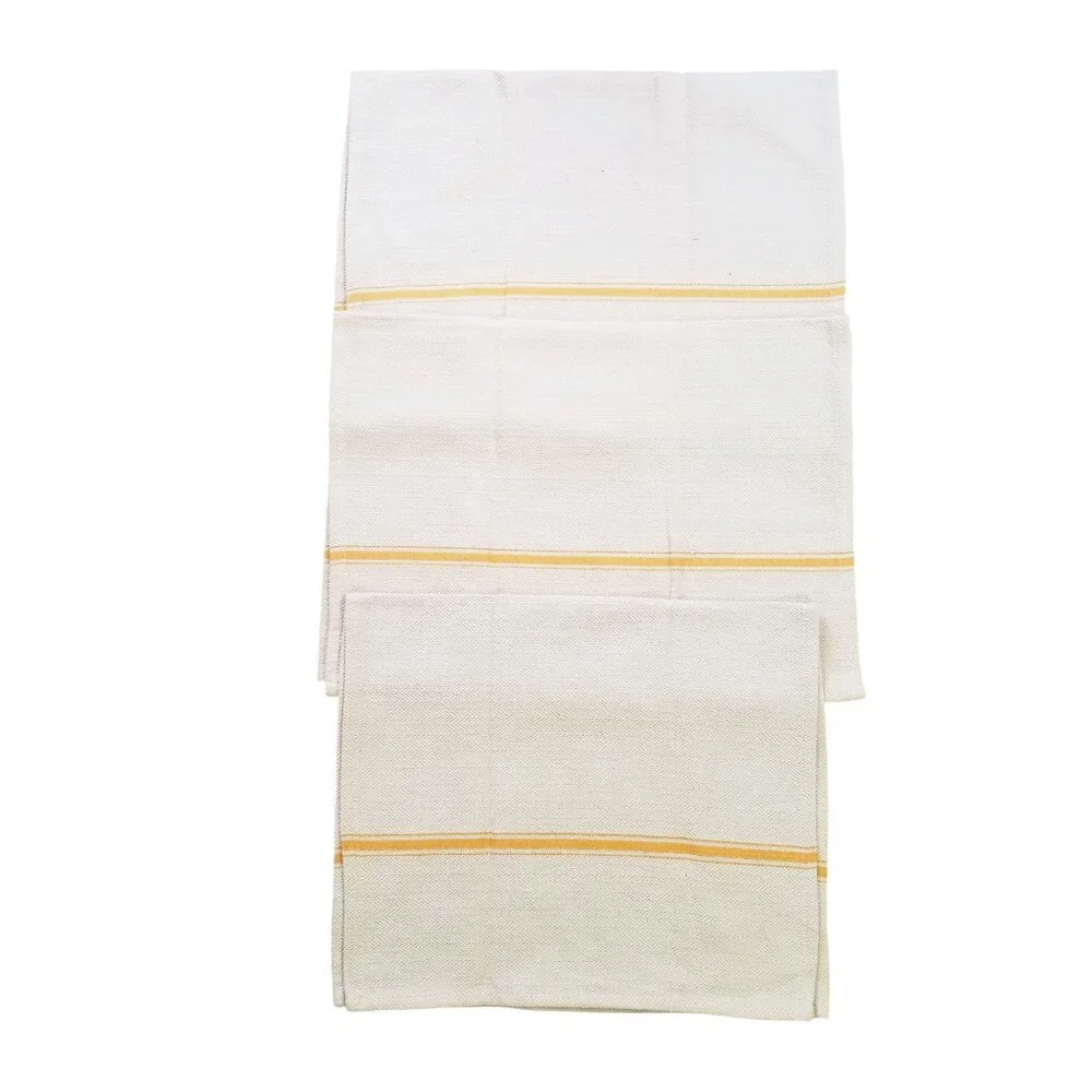 Chicken Theme Kitchen Towel Bundle 3 Cotton Homespun Towels